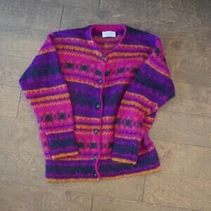 Vtg United Colors of Benetton Cardigan Womens Size 40/ M